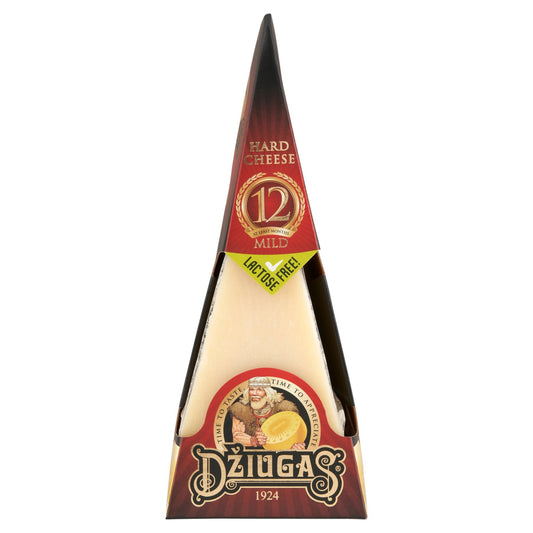 Dziugas Mild laktózmentes kemény sajt, 12 hónapig érlelt