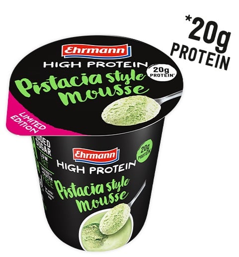 Ehrmann High protein pisztácia mousse