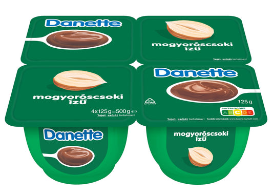 Danone Danette mogyoróscsoki ízű puding (4x125g)